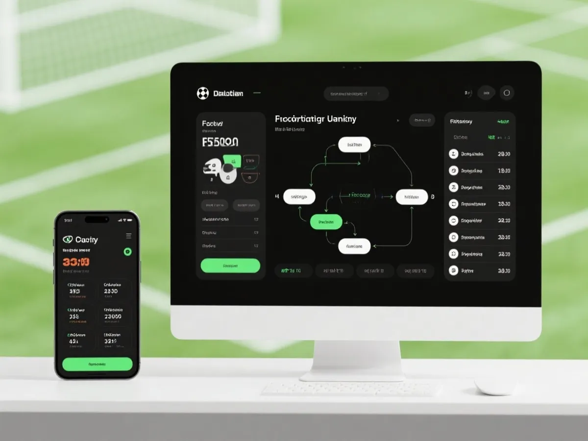 世界盃賽程與即時比分介面示意圖