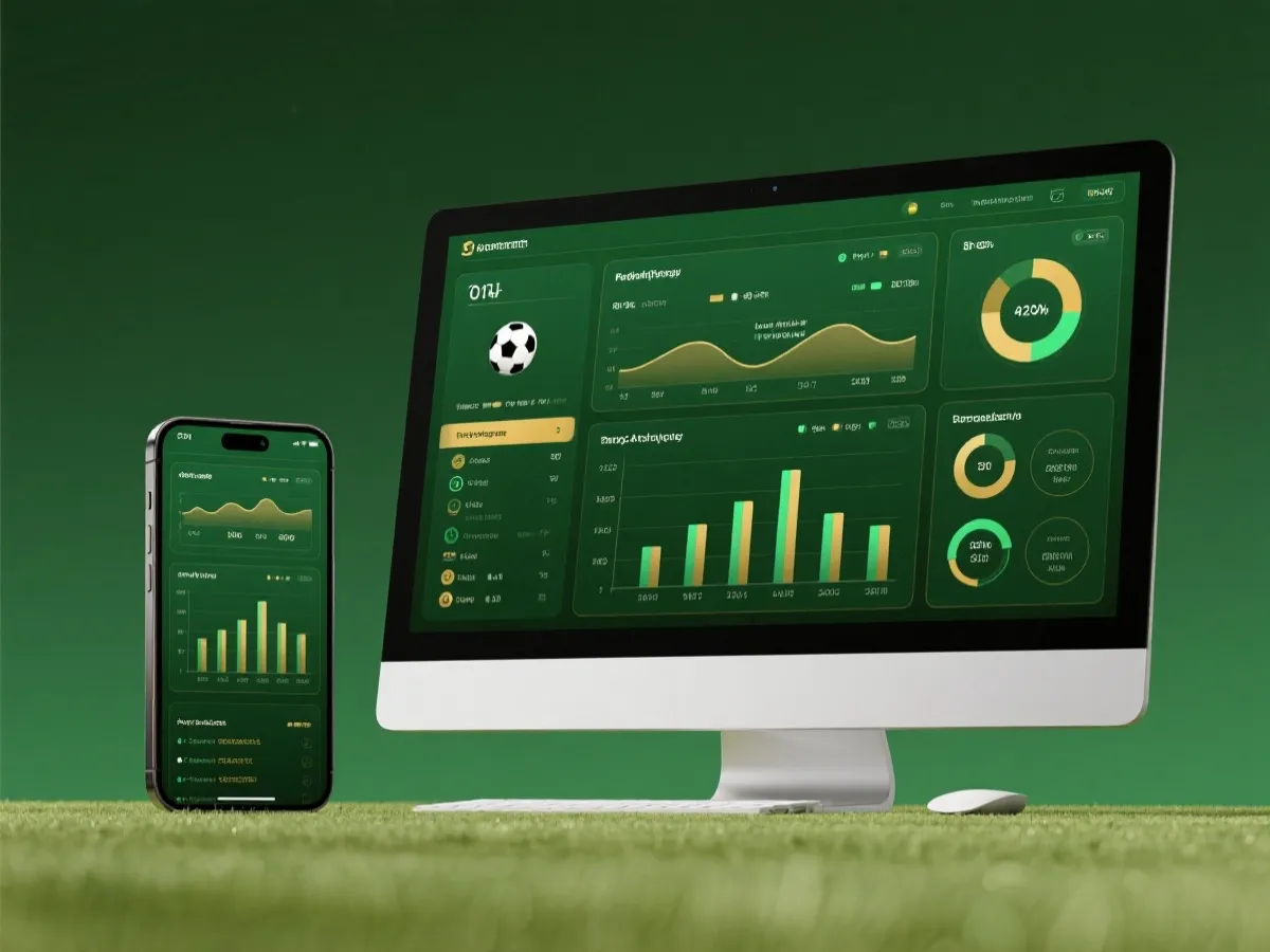 世界盃足球投注與賽事分析介面示意圖